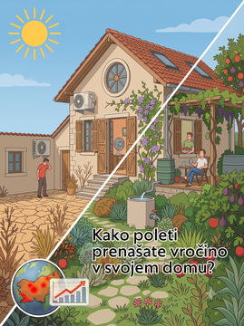 Kako poleti prenašate vročino v svojem domu?