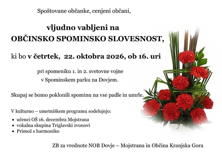VABILO: Komemoracija 2026